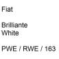 Preview: Fiat, Brilliante White, PWE / RWE / 163.